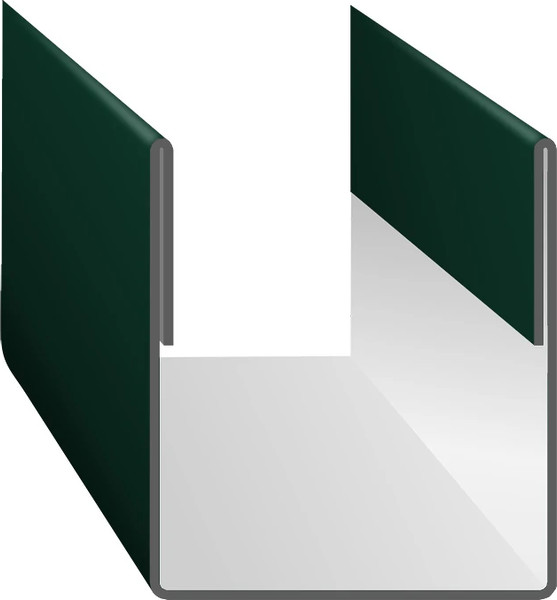 Планка торцевая Скайпрофиль на ПС20/Эконом Плюс-Пэ-RAL6005 - фото