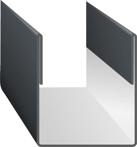 Планка торцевая Скайпрофиль на ПС20/Эконом Плюс-Пэ-RAL7024 - фото