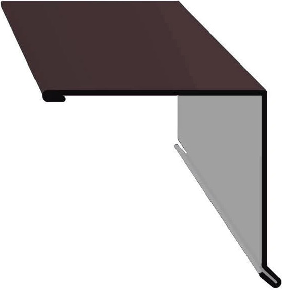 Планка торцевая Скайпрофиль 95 Эконом Плюс-Пэ-мат-RAL8019 - фото