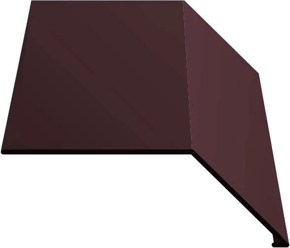 Планка карнизная Скайпрофиль 190 Эконом Плюс-Пэ-мат-RAL8019 - фото