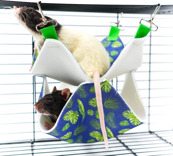 Лежак для грызунов Bambini Pets Гамак Двухуровневый / BMP517385