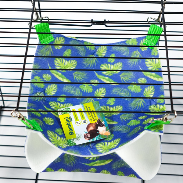 Лежак для грызунов Bambini Pets Гамак Двухуровневый / BMP517385