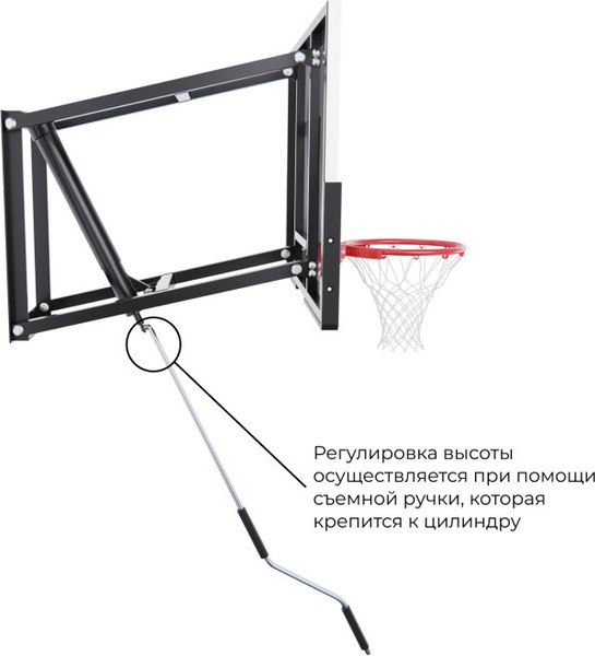 Баскетбольный щит DFC PC3MM136