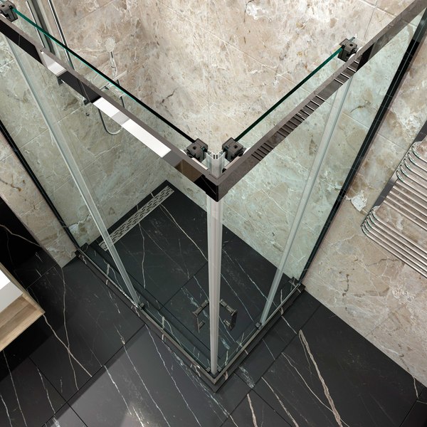 Душевой уголок Triton Фикс-Хром 90x90