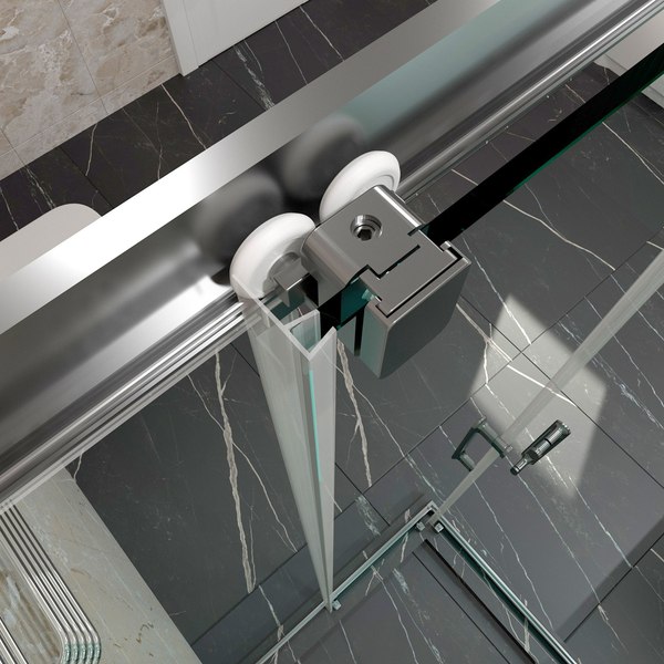 Душевой уголок Triton Фикс-Хром 90x90