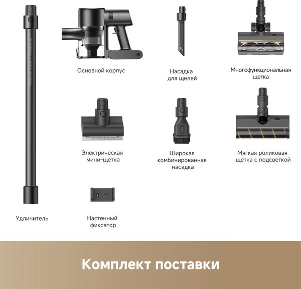 Вертикальный пылесос Dreame Cordless Vacuum Cleaner R10s Pro (VZV23A)