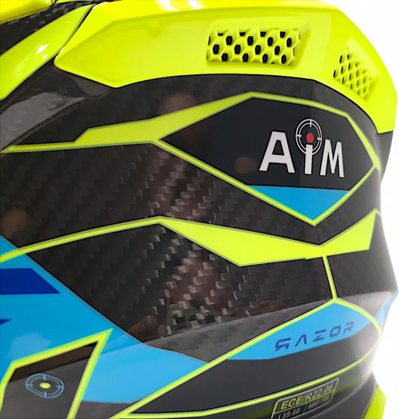 Мотошлем AiM RH855 Carbon Razor RH855R-DYB-XXL
