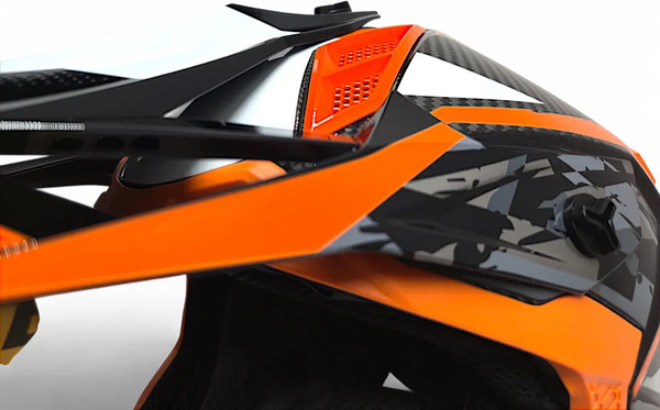 Мотошлем AiM RH855 Carbon Terrain RH855T-DBO-M