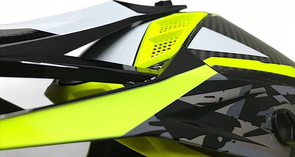 Мотошлем AiM RH855 Carbon Terrain RH855T-DBY-XXXL