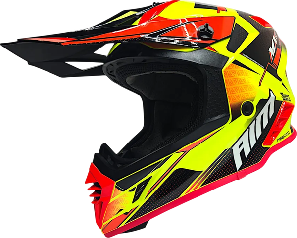 Мотошлем AiM RH855 Fiber Glass Swift RH855S-BYB-L - фото