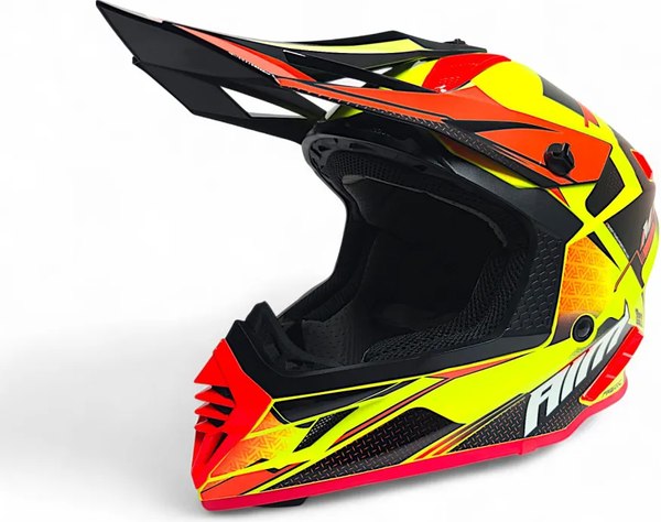 Мотошлем AiM RH855 Fiber Glass Swift RH855S-BYB-M