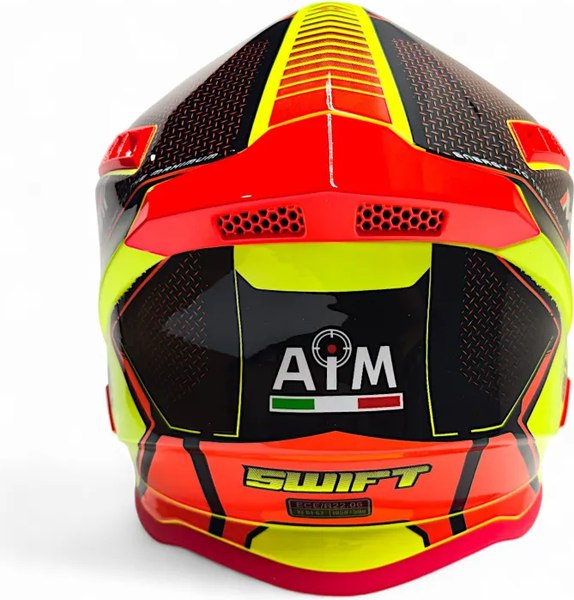 Мотошлем AiM RH855 Fiber Glass Swift RH855S-BYB-M