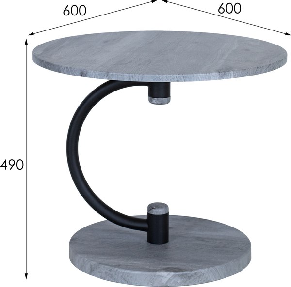 Журнальный столик Мебелик Дуэт 13
