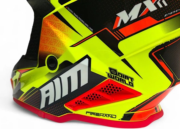 Мотошлем AiM RH855 Fiber Glass Swift RH855S-BYB-S