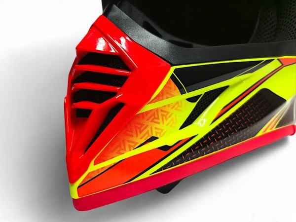 Мотошлем AiM RH855 Fiber Glass Swift RH855S-BYB-XL