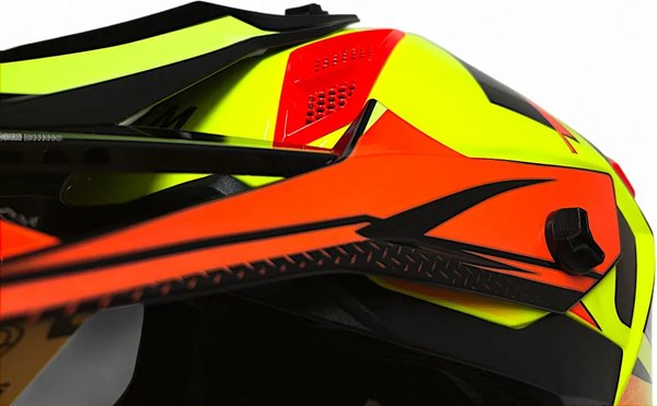 Мотошлем AiM RH855 Fiber Glass Swift RH855S-BYB-XL