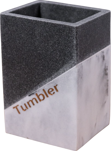 Стакан для зубной щетки и пасты Caspian Dublin 90070 - фото