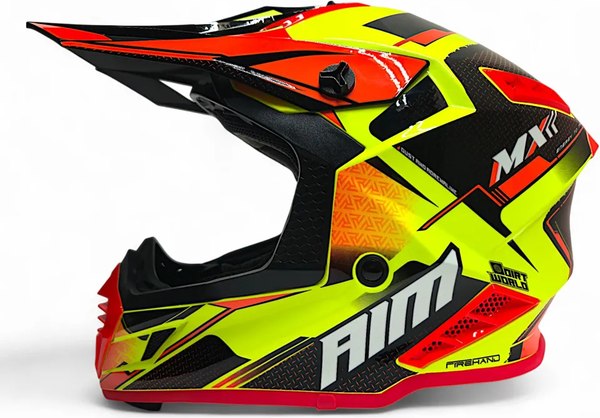 Мотошлем AiM RH855 Fiber Glass Swift RH855S-BYB-XXXL