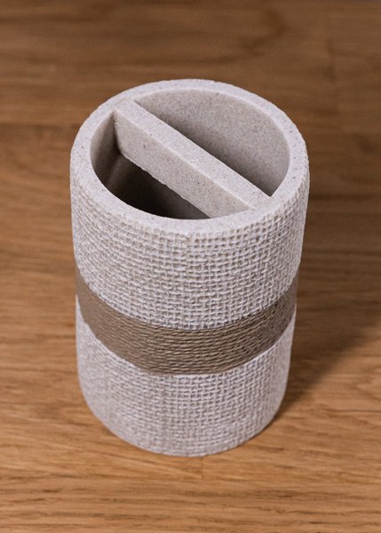 Стакан для зубной щетки и пасты Caspian Bristol 90073