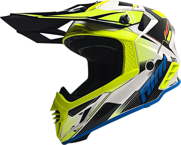 Мотошлем AiM RH855 Fiber Glass Swift RH855S-BYR-XS - фото