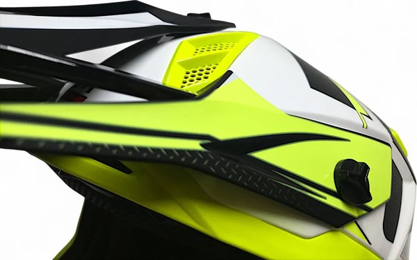 Мотошлем AiM RH855 Fiber Glass Swift RH855S-BYR-XXXL