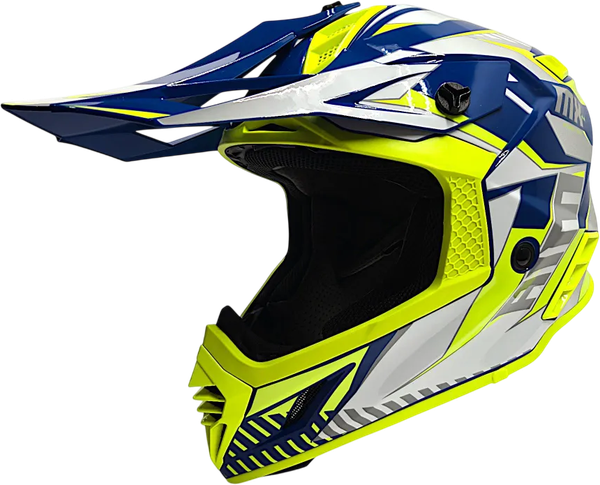 Мотошлем AiM RH855 Fiber Glass Tondo RH855T-BYW-XL - фото