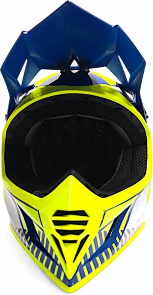 Мотошлем AiM RH855 Fiber Glass Tondo RH855T-BYW-XXXL