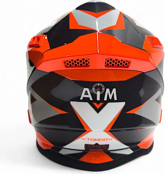 Мотошлем AiM RH855 Fiber Glass Tondo RH855T-OBW-XL