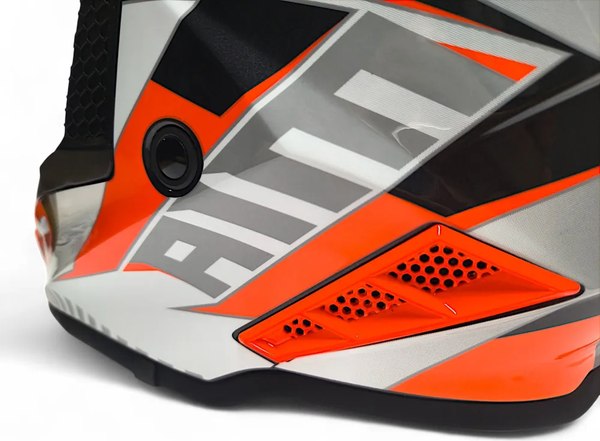 Мотошлем AiM RH855 Fiber Glass Tondo RH855T-OBW-XS