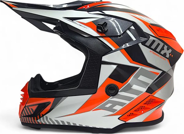 Мотошлем AiM RH855 Fiber Glass Tondo RH855T-OBW-XXXL