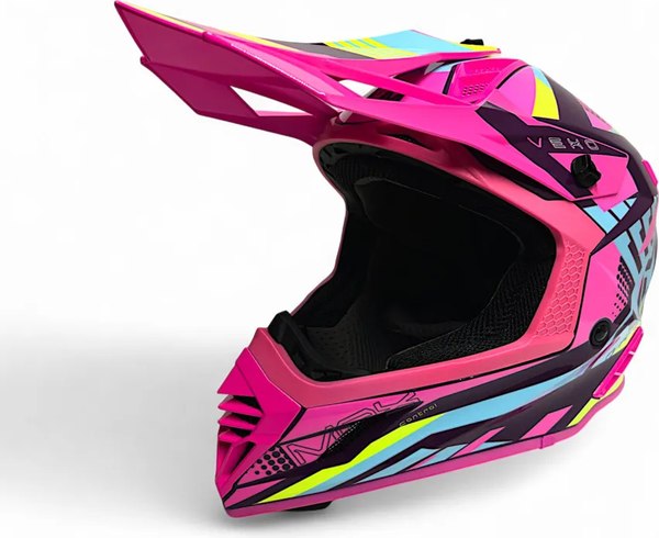 Мотошлем AiM RH855 Fiber Glass Vexo RH855V-BPP-XXXL