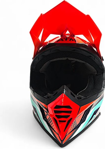Мотошлем AiM RH855 Fiber Glass Vexo RH855V-BRB-L