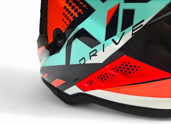 Мотошлем AiM RH855 Fiber Glass Vexo RH855V-BRB-XL