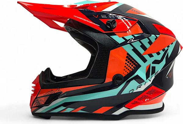 Мотошлем AiM RH855 Fiber Glass Vexo RH855V-BRB-XXL