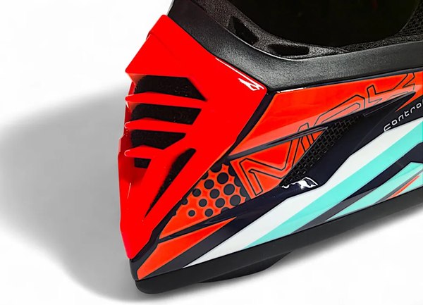 Мотошлем AiM RH855 Fiber Glass Vexo RH855V-BRB-XXL