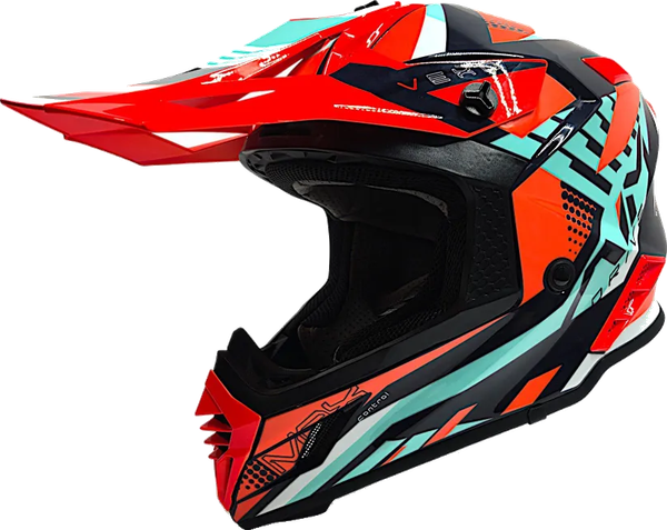 Мотошлем AiM RH855 Fiber Glass Vexo RH855V-BRB-XXXL - фото