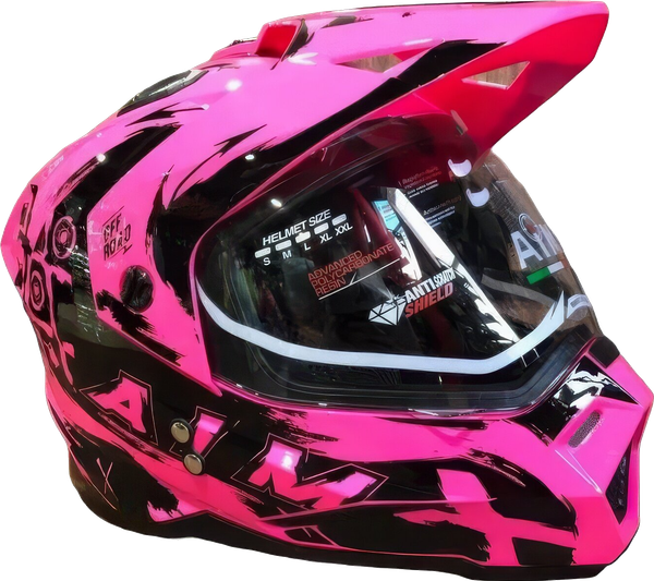 Мотошлем AiM JK802Y / 802Y-017-YM - фото