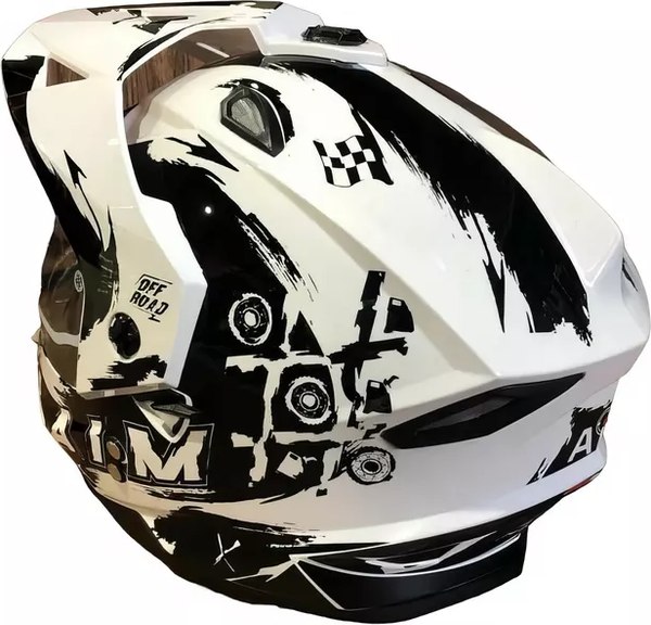 Мотошлем AiM JK802Y / 802Y-014-YM