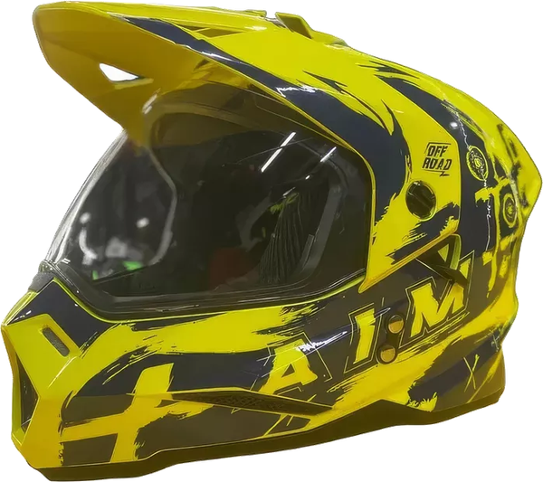 Мотошлем AiM JK802Y / 802Y-018-YS - фото