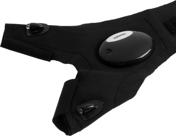 Фонарь-перчатка Tundra Со светодиодным фонариком и ремешком / 9570941