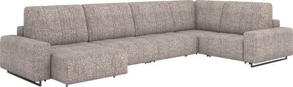 Диван П-образный Rivalli Уолтер ШП 1000 + 1000 + оттоманка + угловая секция + 1000 - фото