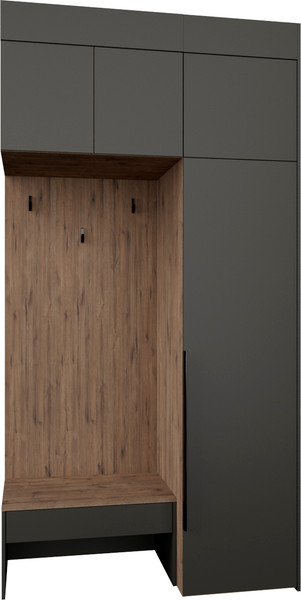 Секция в прихожую Рэйгрупп Рэй P262-B1-WK В1 - фото