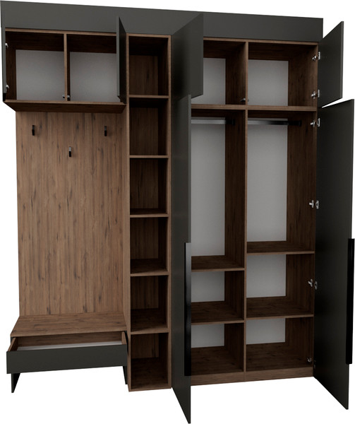 Секция в прихожую Рэйгрупп Рэй P262-B5-1-WKW В5-1