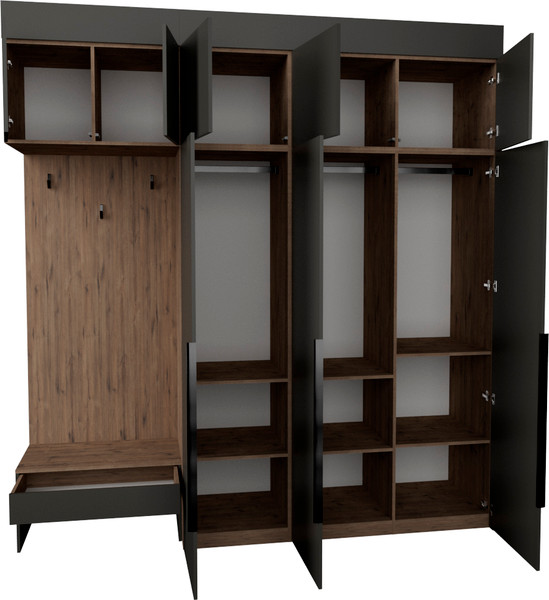 Секция в прихожую Рэйгрупп Рэй P262-B7-1-WK В7-1