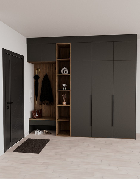 Секция в прихожую Рэйгрупп Рэй P262-B9-1-WKW В9-1