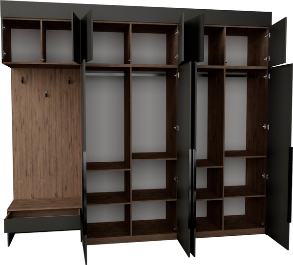 Секция в прихожую Рэйгрупп Рэй P262-B10-1-WK В10-1