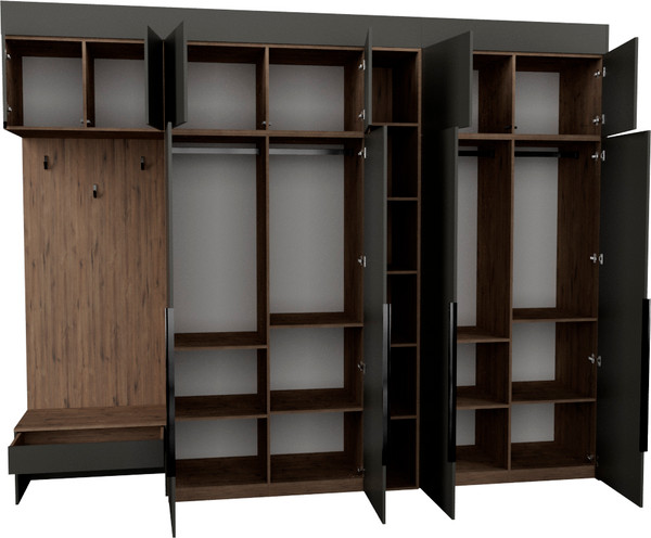 Секция в прихожую Рэйгрупп Рэй P262-B11-1-WKW В11-1