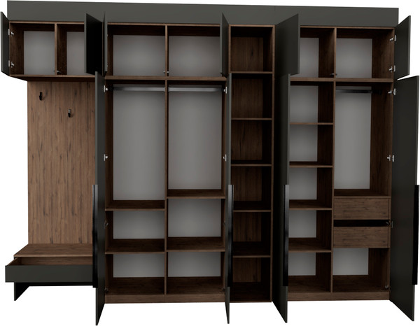 Секция в прихожую Рэйгрупп Рэй P262-B12-2-WKW В12-2