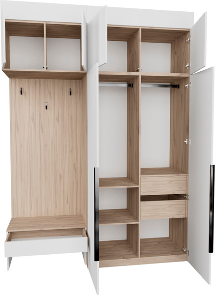 Секция в прихожую Рэйгрупп Рэй P262-B4-2-EB В4-2