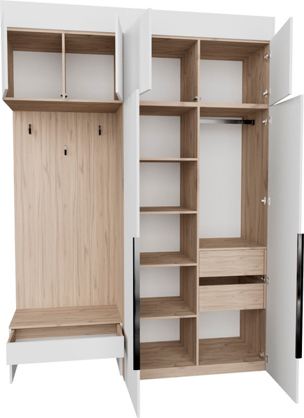 Секция в прихожую Рэйгрупп Рэй P262-B4-2-EB В4-2